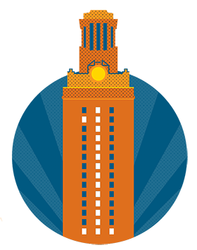 Illustration of UT Tower.